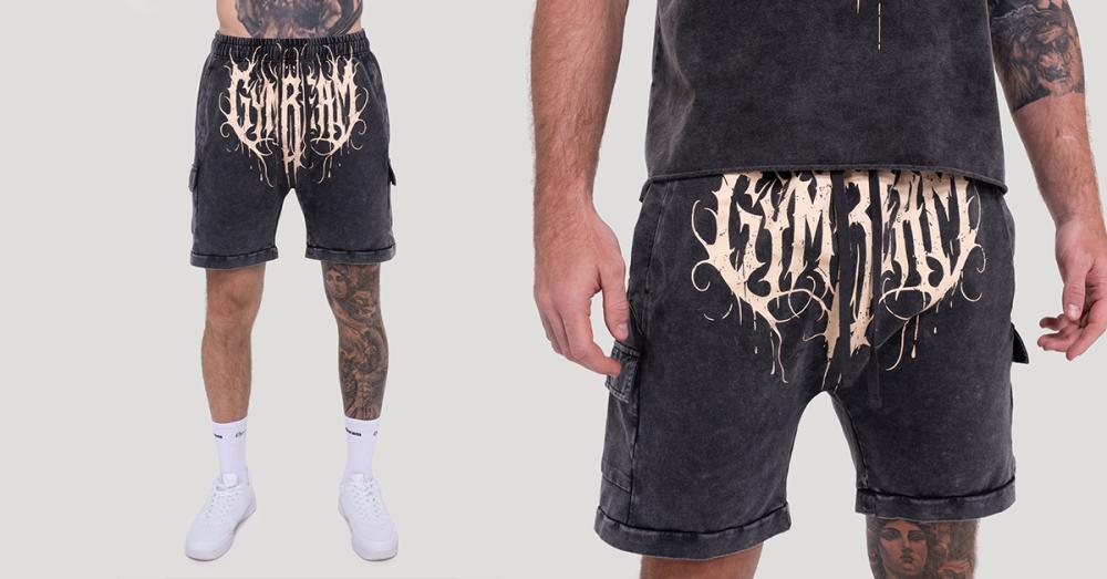 Kratke hlače Abyss Charcoal – GymBeam