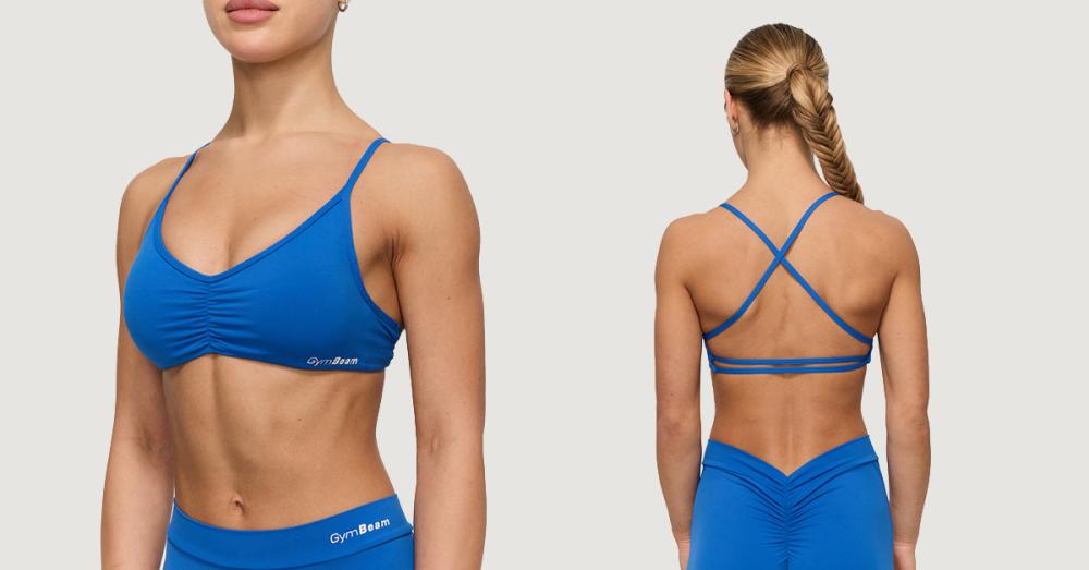 Športni nedrček Fierce Blue - GymBeam