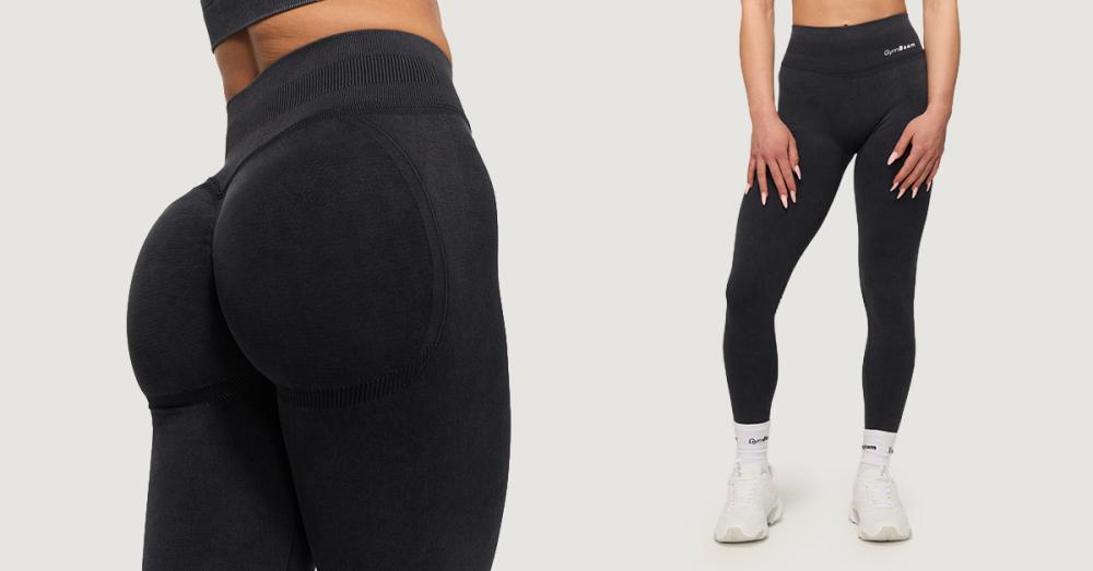Ženske brezšivne pajkice Fierce Dark Grey - GymBeam