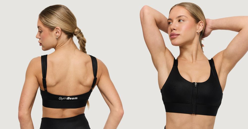 Športni modrček Prime Black – GymBeam