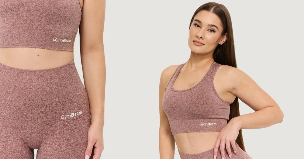 Športni nedrček FLO Mauve - GymBeam