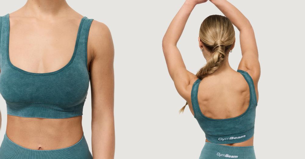 Brezšivni športni nedrček Lift Petrol - GymBeam