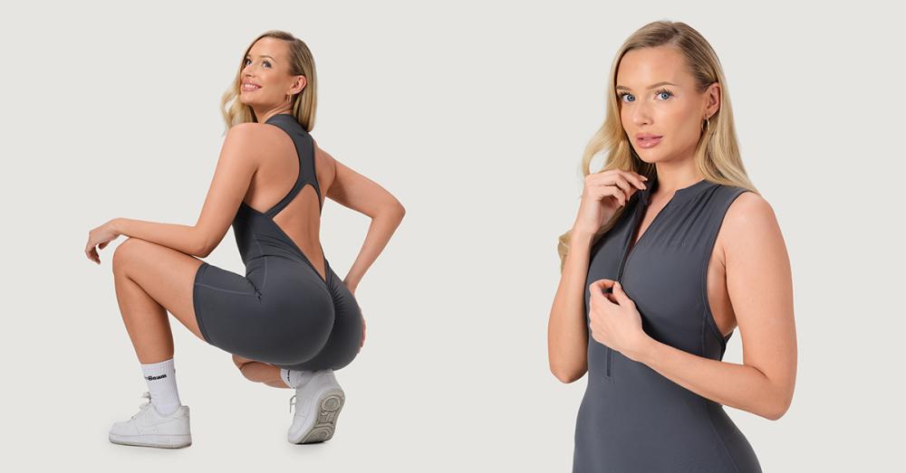 Ženski kombinezon z zadrgo NEO Iron - GymBeam