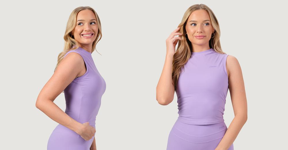 Ženski top z dvignjenim ovratnikom NEO Iris – GymBeam