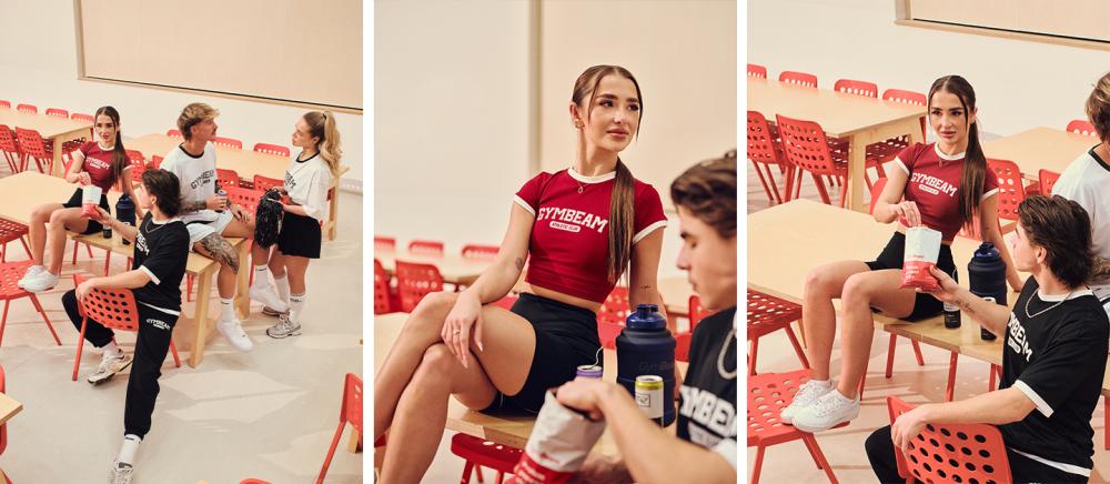 Ženske kratke hlače Varsity Black - GymBeam