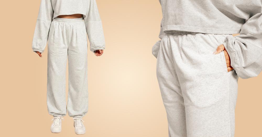 Ženske hlače Bliss Joggers Grey- BeastPink