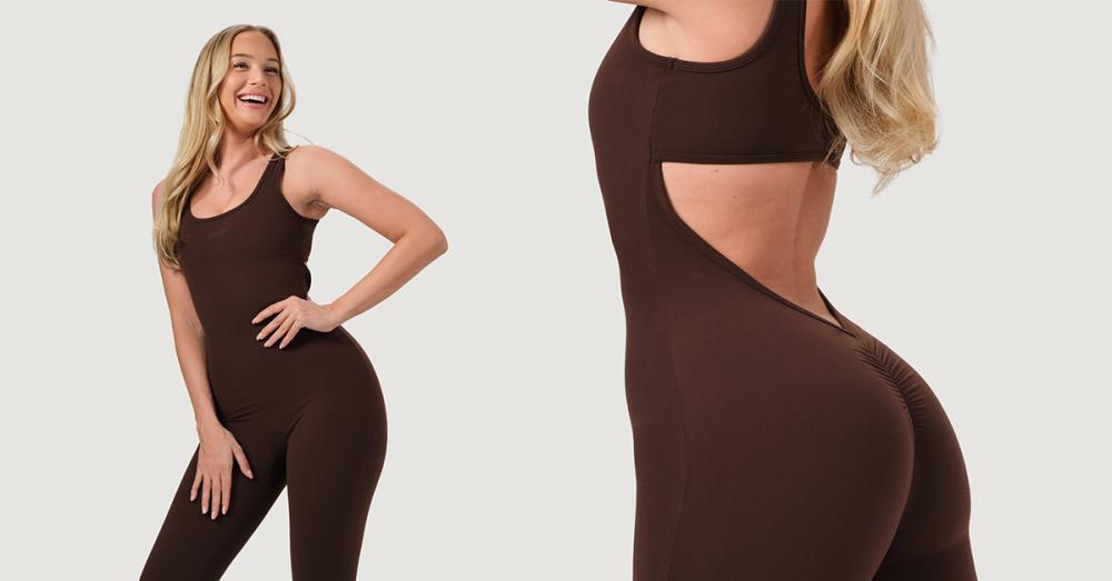 Ženski športni kombinezon NEO Mocha - GymBeam