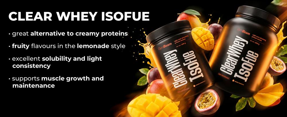 Protein Clear Whey IsoFue - GymBeam