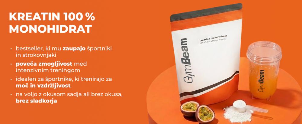 Kreatin 100% Monohidrat - GymBeam