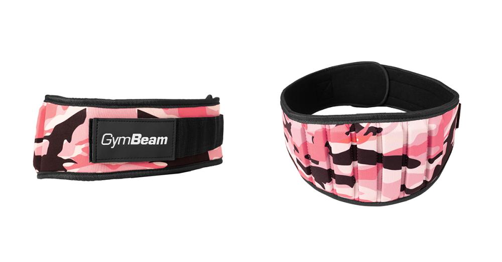 Ženski fitnes pas Pink Camo - GymBeam