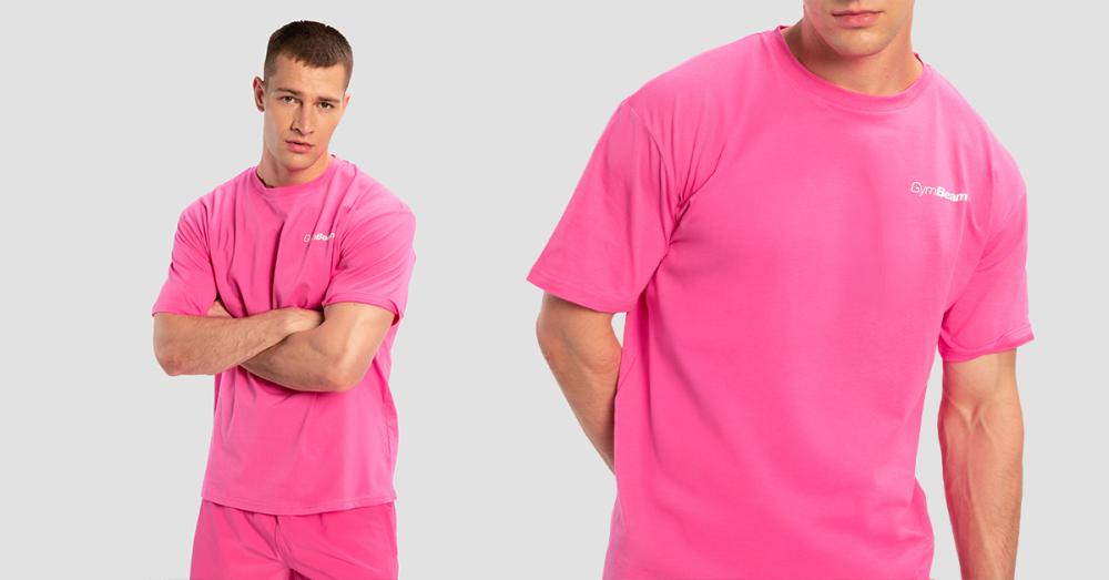 Majica Oversized Limitless Dragonfruit - GymBeam