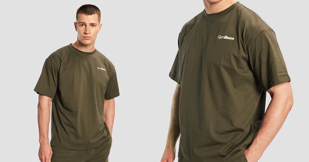 Majica Oversized Limitless Espresso - GymBeam