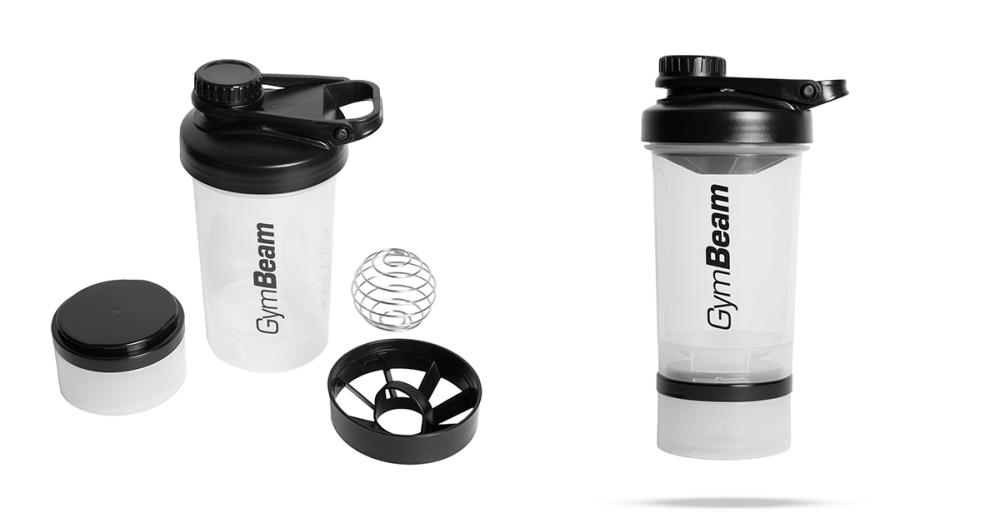 Shaker s posodico 2v1 Clear 500 ml – GymBeam