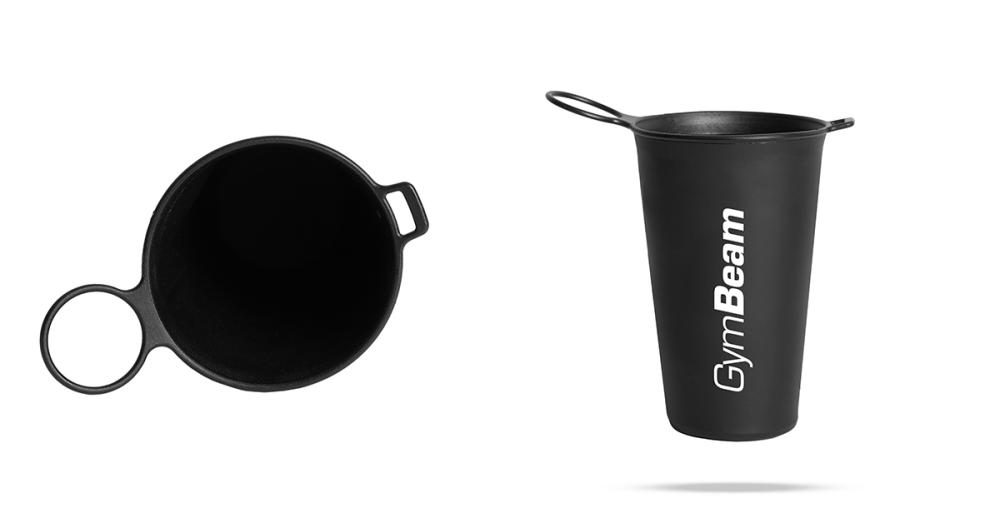 Laufbecher črne barve - GymBeam