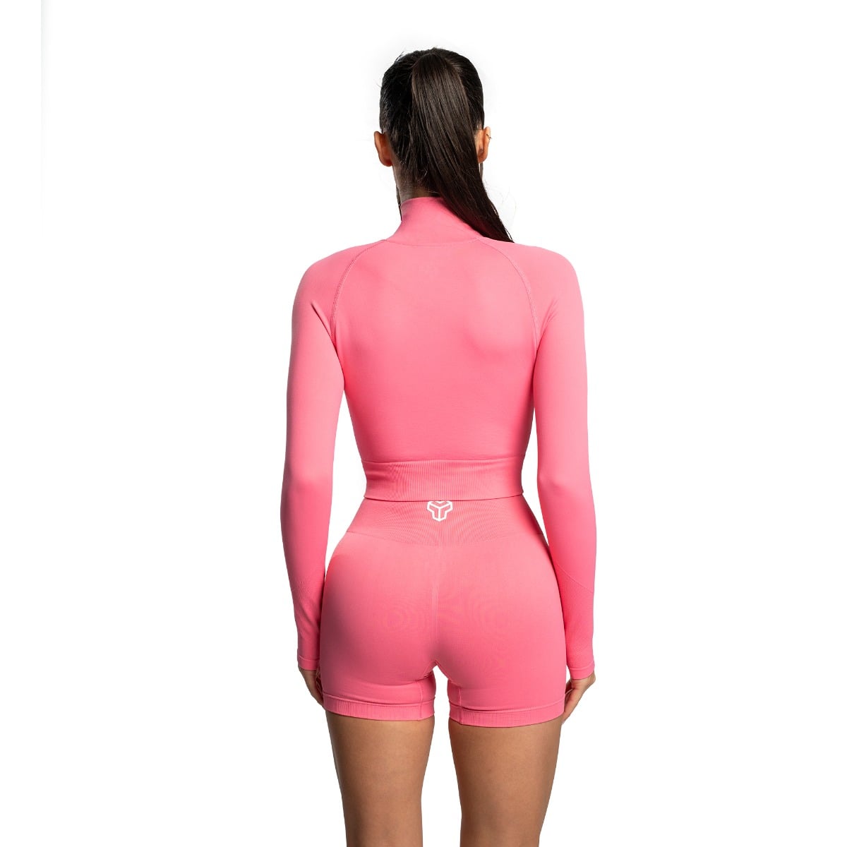 STRIX Ženski cropped top Seamless Sorbet - Velikost: S | Barva: ružová | Teža: 0,24996 g | Pakiranje: 60 · záber 11