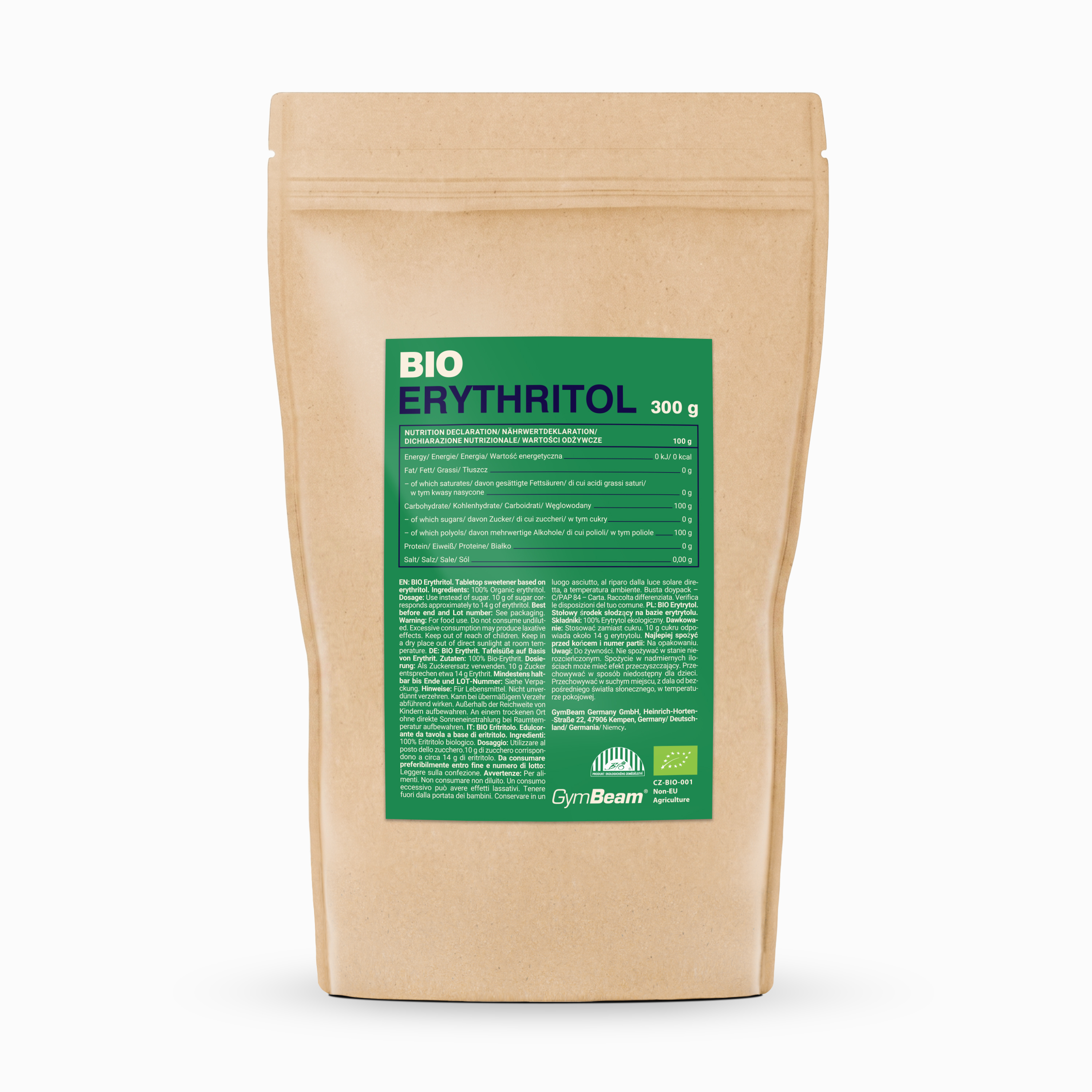 BIO eritritol - GymBeam