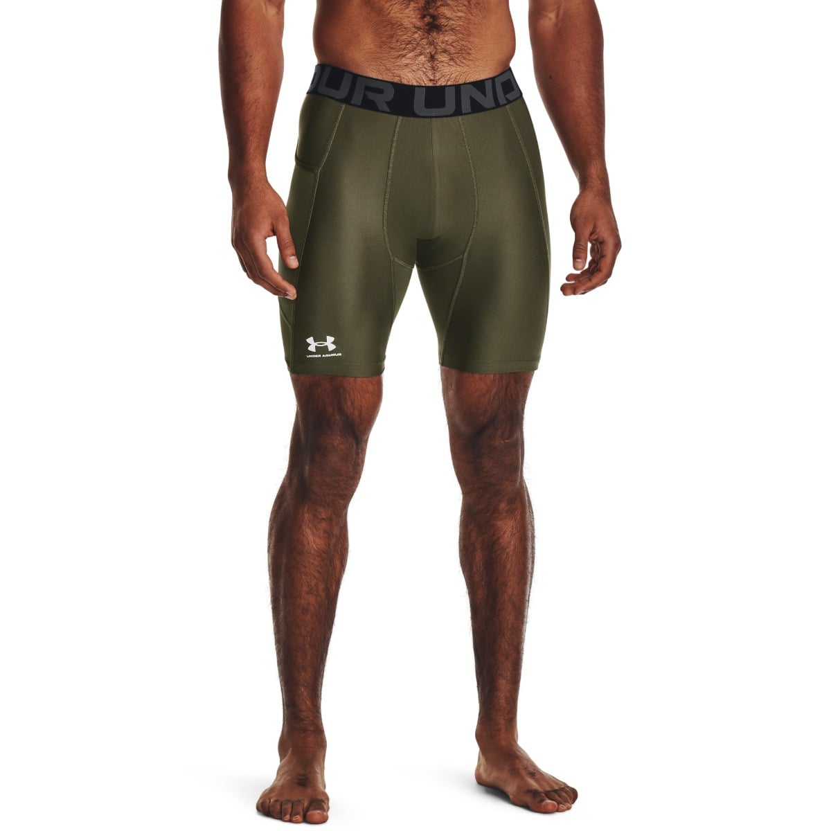 Moške kompresijske kratke hlače HG Armour Shorts Green - Under Armour