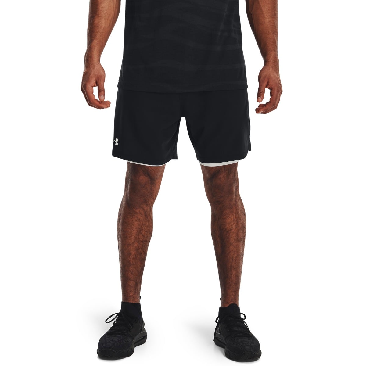 Moške kratke hlače 2v1 Vanish Woven Black - Under Armour