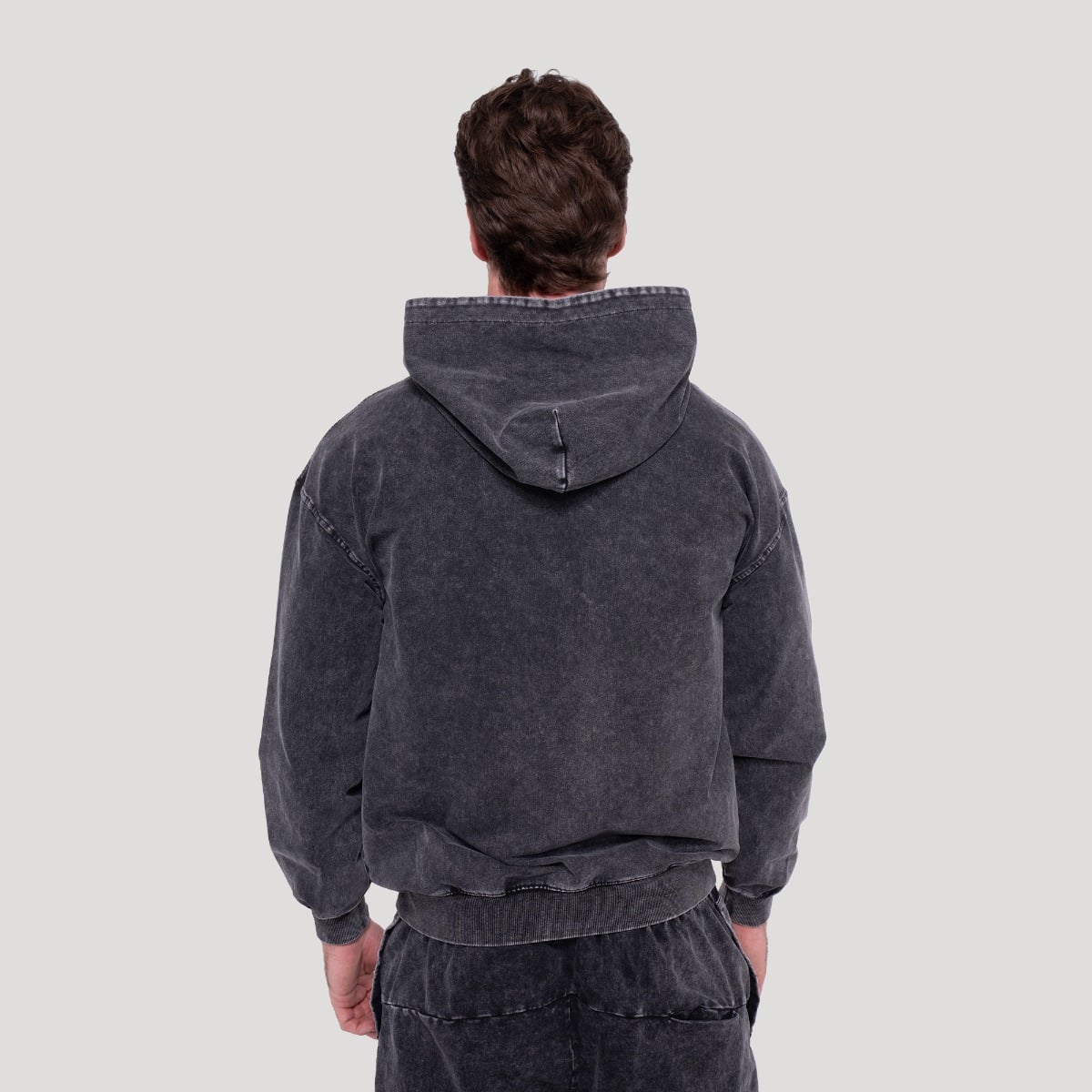 Jopica s kapuco Abyss Charcoal - GymBeam