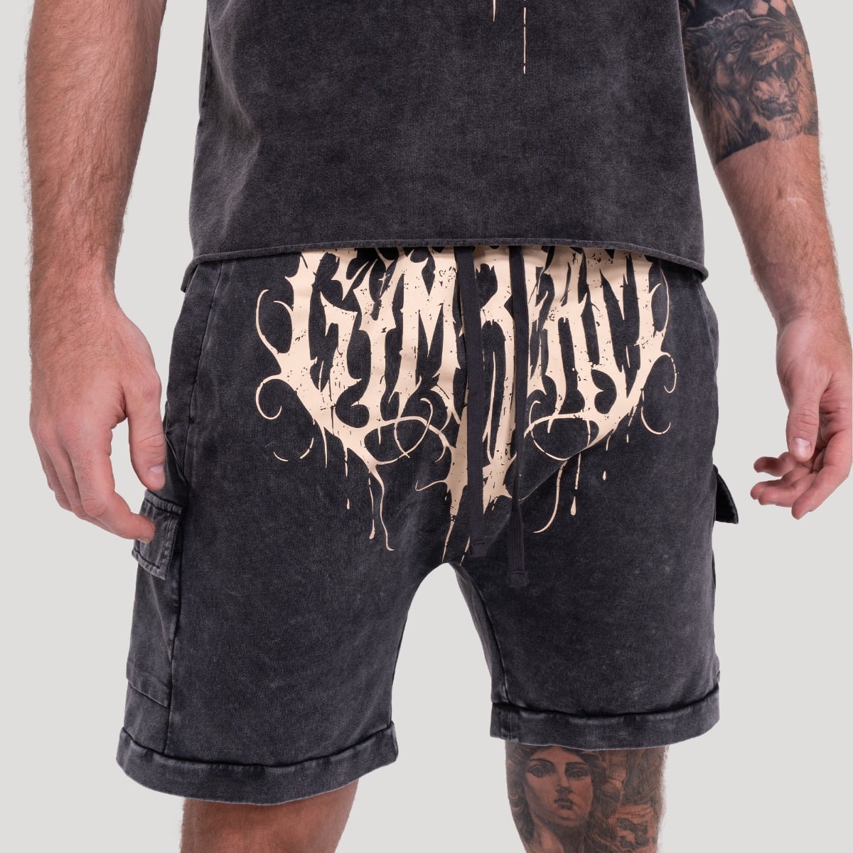Kratke hlače Abyss Charcoal – GymBeam