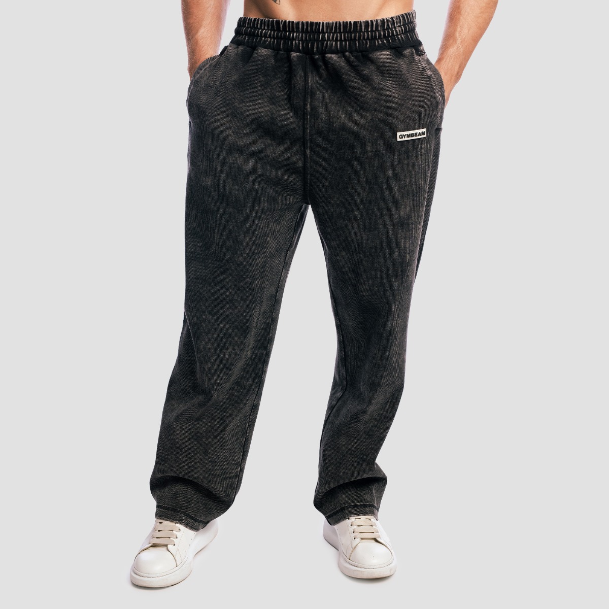 Trenirka Aura Washed Black - GymBeam