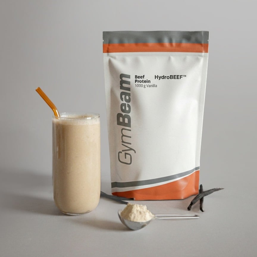 Goveji proteini - GymBeam 1000 g - vanilja