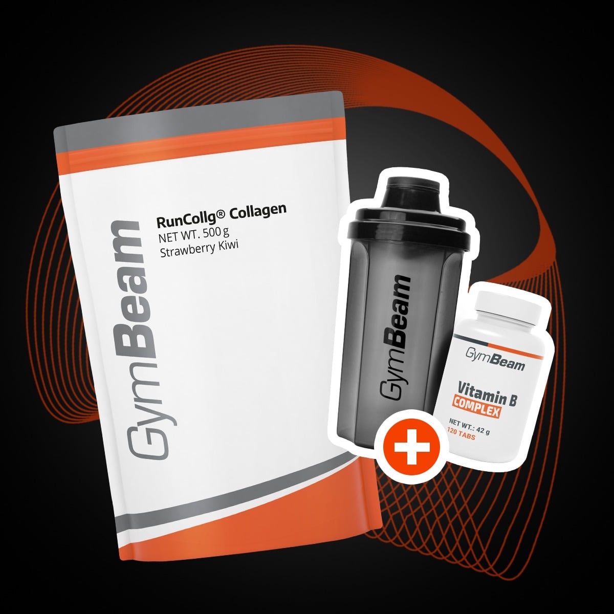 Hidroliziran kolagen RunCollg® z vitaminom C - GymBeam + darili