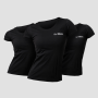 Ženska majica Basic 3Pack Black - GymBeam XXL - 3pack