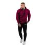 Moški pulover s kapuco PRO Burgundy - GymBeam L