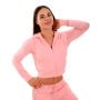 Ženska jopa TRN Zip-Up Pink - GymBeam S