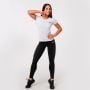 Ženska majica Basic White - GymBeam S