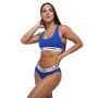 Športni nedrček Bralette Royal Blue - GymBeam XL