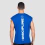 Majica brez rokavov Discipline Blue - GymBeam XXL
