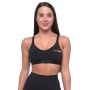 Športni nedrček Essence String Black - GymBeam S