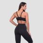 Športni nedrček Essence String Black - GymBeam S
