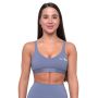 Športni nedrček Essence String Denim Blue - GymBeam XL