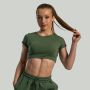 Ženski crop top Essential Cedar Green - STRIX S
