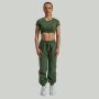 Ženski crop top Essential Cedar Green - STRIX S