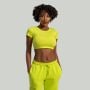 Ženski crop top Essential Chartreuse - STRIX XS