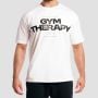 Majica s kratkimi rokavi Gym Therapy White - GymBeam XL