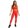 Športni nedrček Limitless Hot Red - GymBeam XXL