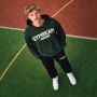Pulover s kapuco Varsity Green - GymBeam XL