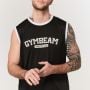 Moška majica brez rokavov Varsity Black – GymBeam L