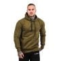Pulover s kapuco Athlete Military Green Black - GymBeam XL