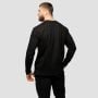 Moška majica z dolgimi rokavi Basic Black - GymBeam M