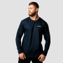 Moška majica z dolgimi rokavi Basic Navy - GymBeam XL