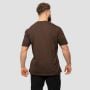 Majica s kratkimi rokavi Basic Chocolate Brown - GymBeam M