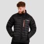 Moška jakna Puffer Black/Orange - GymBeam XL