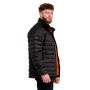Moška jakna Puffer Black/Orange - GymBeam XL