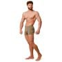 Moške boksarice Seamless 2Pack Army - GymBeam L
